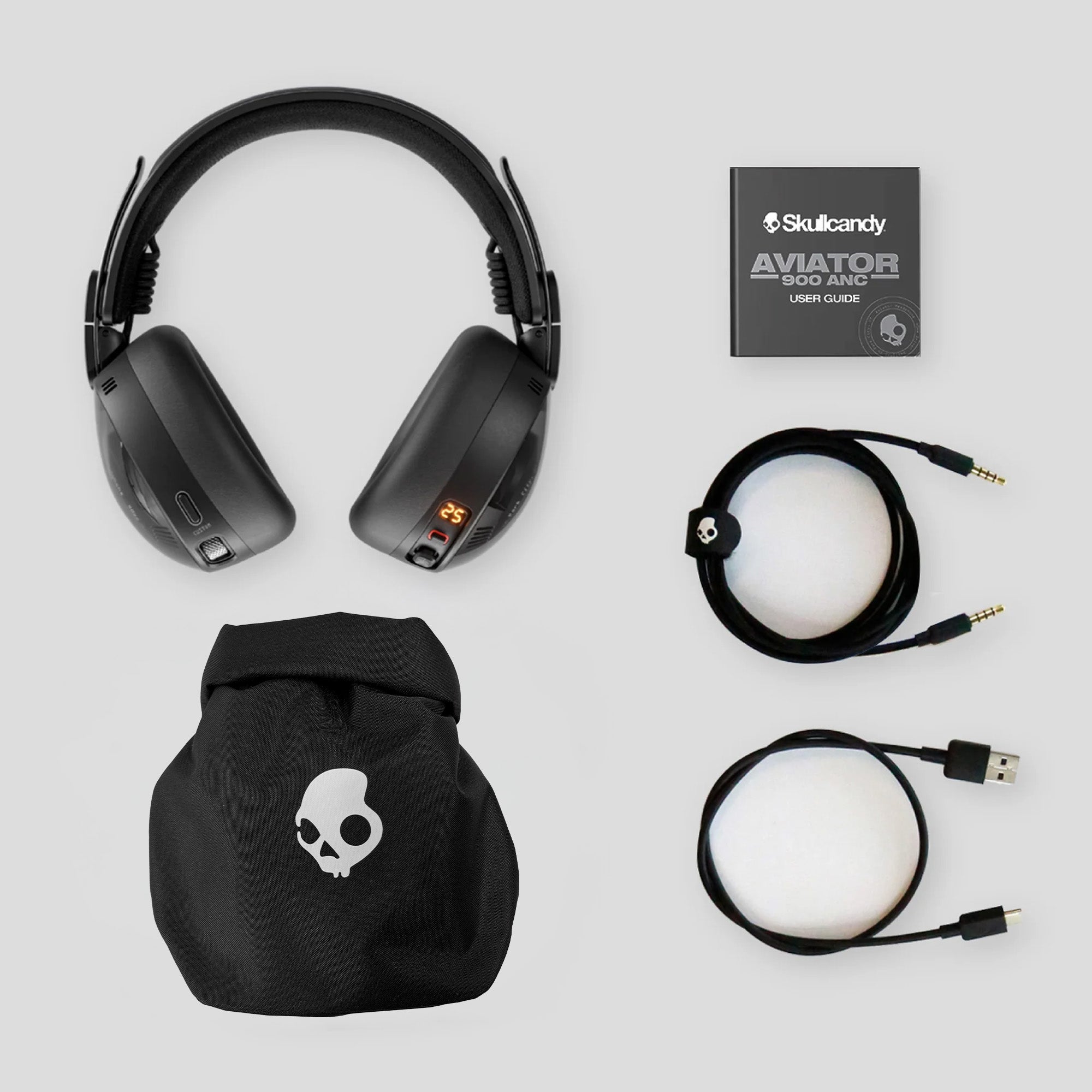 Skullcandy AVIATOR 900 Bluetoothヘッドホン Aviator® 900 ANC Headphones with Adaptive Active Noise Canceling
