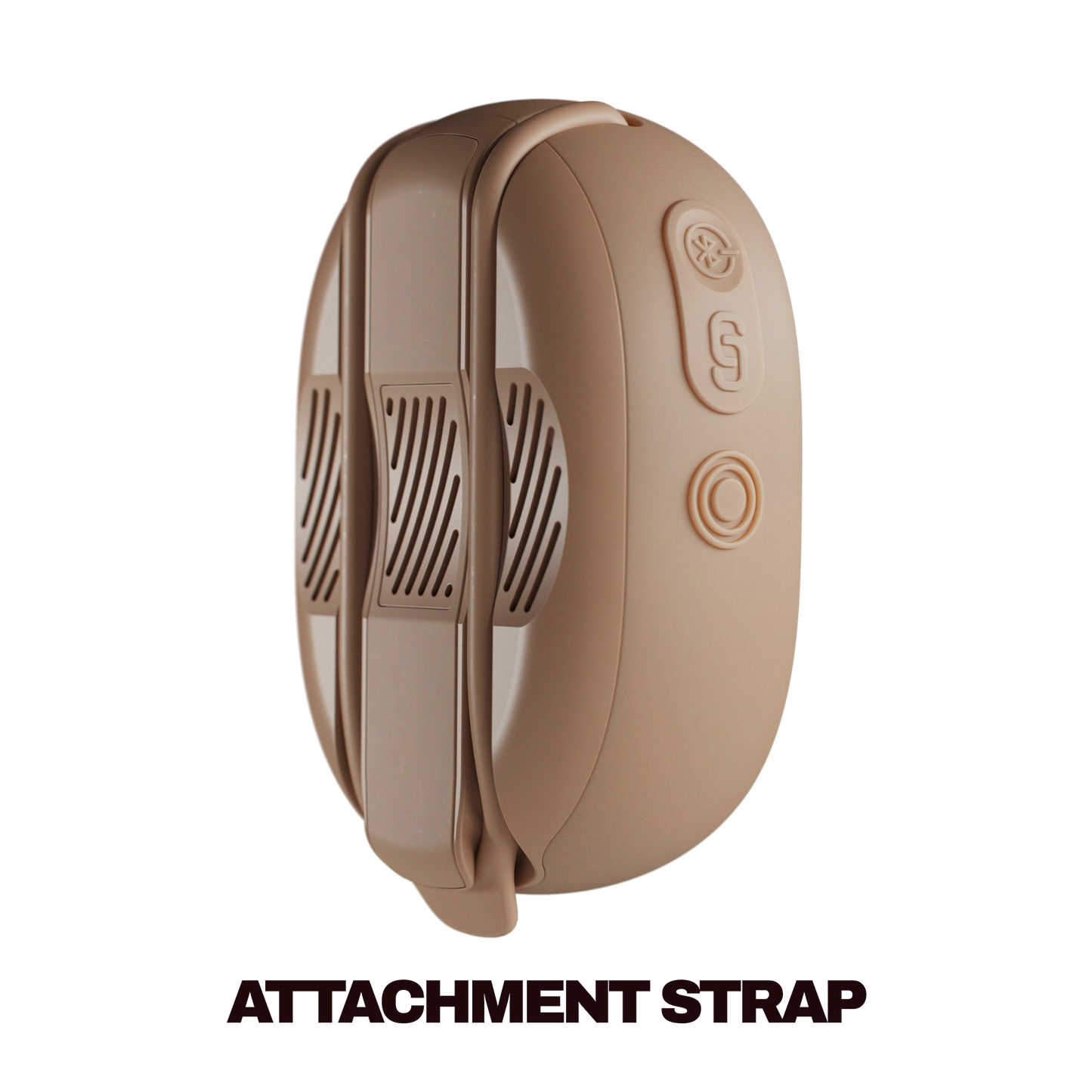 Beige attachment strap on a white background | Primer